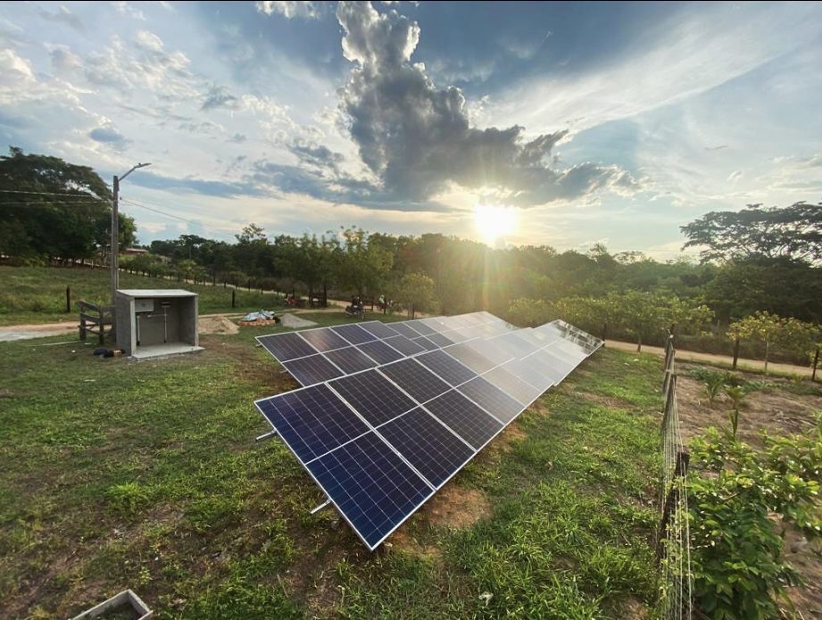 Instalação de energia solar da Exatta no Sul do Pará